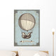 Vintage Card with Hot Wall Decal