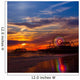 Santa Monica California Sunset Wall Decal