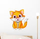 Cute Cat Posing Wall Decal