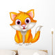 Cute Cat Posing Wall Decal