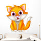 Cute Cat Posing Wall Decal