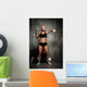 Beautiful Muscular Bodybuilder Woman Wall Decal