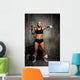 Beautiful Muscular Bodybuilder Woman Wall Decal