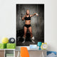 Beautiful Muscular Bodybuilder Woman Wall Decal