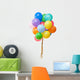 Color Balloons White Wall Decal