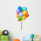 Color Balloons White Wall Decal
