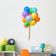 Color Balloons White Wall Decal