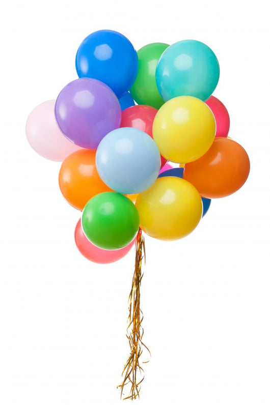 Color Balloons White Wall Decal