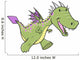 Cute Dragon Vector Illustration Wall Decal