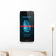 Smartphone with Fingerprint Application Wall Decal