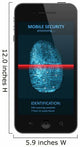 Smartphone with Fingerprint Application Wall Decal