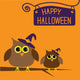 Happy Halloween Card with Wall Decal