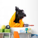 Dog after Bath Wall Decal