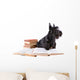 Scotch Terrier with Books Wall Decal