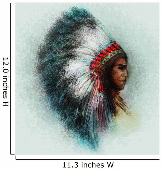 Native American Indian Chief Wall Decal