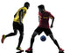 Two Men Soccer Player Wall Decal