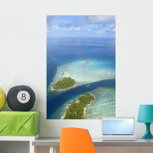 Atollo Polinesia Wall Decal