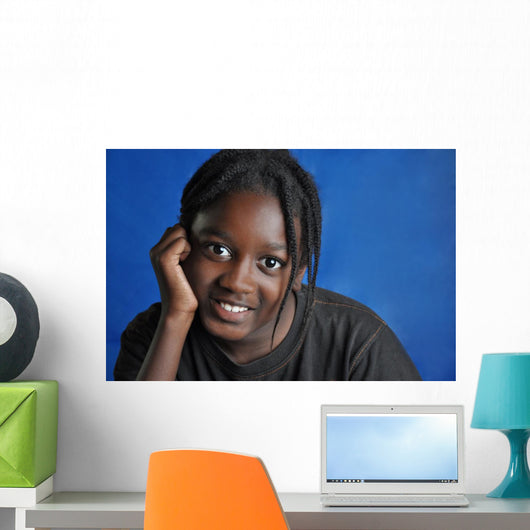 Young African American Boy Wall Decal
