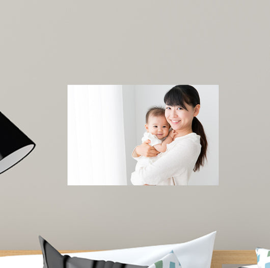 Asian Baby and Mother Wall Decal