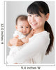 Asian Baby and Mother Wall Decal