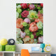 Peonies Wedding Arrangement Wall Decal