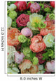 Peonies Wedding Arrangement Wall Decal