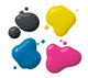 Splattered Cmyk Ink Wall Stickers Wall Decal