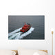 Red Pilot Boat Wall Decal