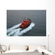 Red Pilot Boat Wall Decal