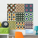 Seamless Islamic Geometric Pattern Wall Decal Design 1