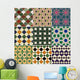 Seamless Islamic Geometric Pattern Wall Decal Design 1