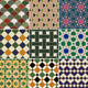 Seamless Islamic Geometric Pattern Wall Decal Design 1