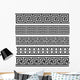 Seamless Meander Patterns Wall Decal