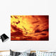 Fiery Sunset Wall Decal