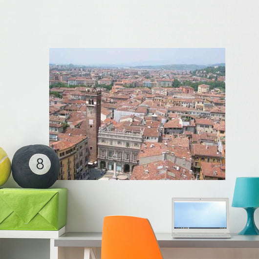 Over Roofs Verona Wall Decal