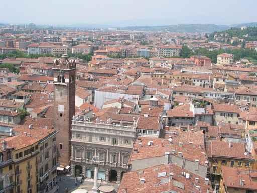 Over Roofs Verona Wall Decal