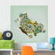 Butterfly Card Wall Decal