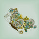 Butterfly Card Wall Decal
