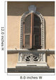 Shuttered Window Wall Decal
