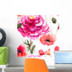 Beautiful Red Flower Wall Decal