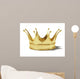 Gold Crown Wall Decal