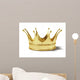 Gold Crown Wall Decal