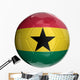 Soccer Ball with Ghana Wall Decal
