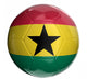 Soccer Ball with Ghana Wall Decal