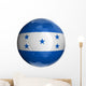 Soccer Ball with Honduras Wall Decal