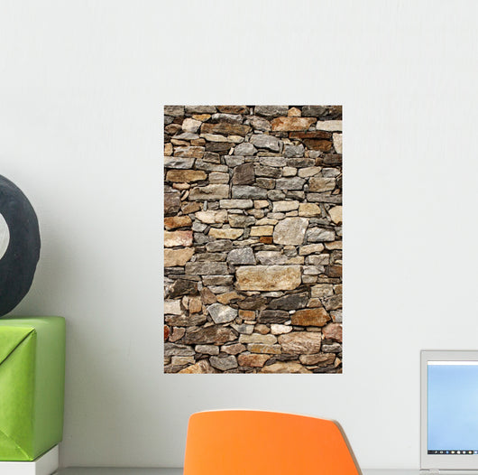 Medieval Wall Stone Blocks Wall Decal
