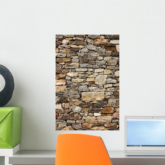 Medieval Wall Stone Blocks Wall Decal