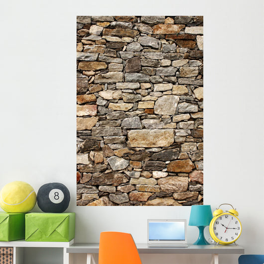 Medieval Wall Stone Blocks Wall Decal