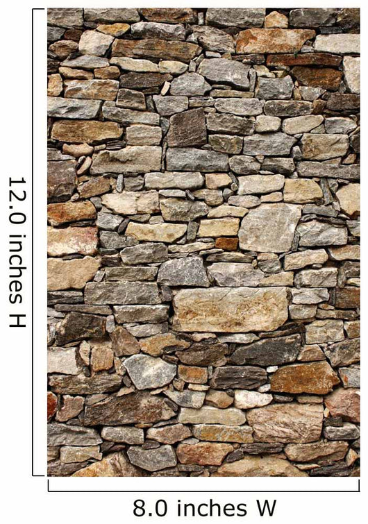 Medieval Wall Stone Blocks Wall Decal
