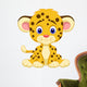 Baby Leopard Cartoon Wall Decal